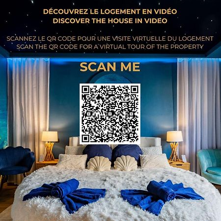 Lit Rond Tres Grand Et Confortable - Garage Possible Ou Parking Gratuit Rue - Gare 2 Min Et Ville 4 Min En Tram - Ciel Etoile - Netflix Videoprojecteur - Luxe Et Evasion Strasbourg Exterior photo