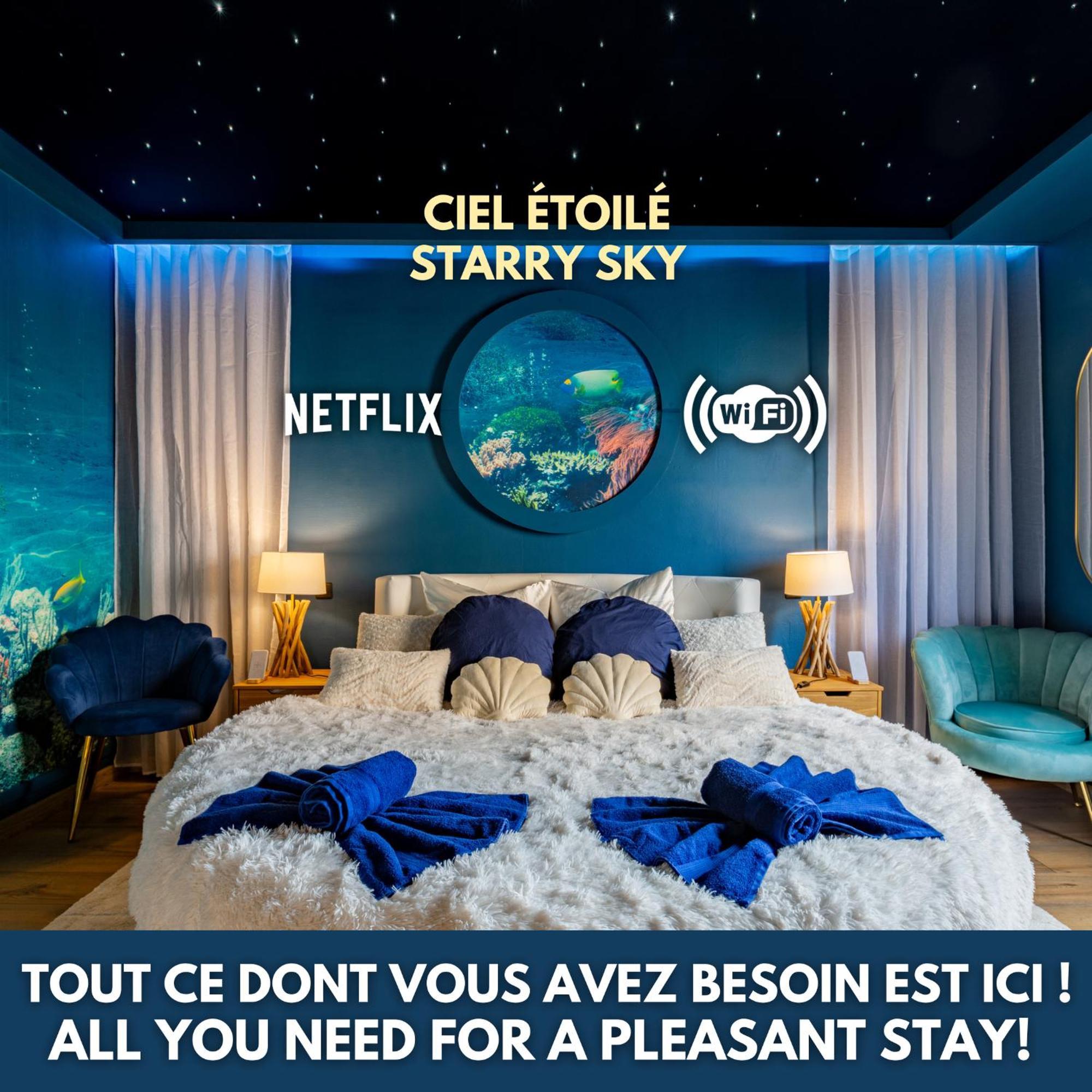 Lit Rond Tres Grand Et Confortable - Garage Possible Ou Parking Gratuit Rue - Gare 2 Min Et Ville 4 Min En Tram - Ciel Etoile - Netflix Videoprojecteur - Luxe Et Evasion Strasbourg Exterior photo